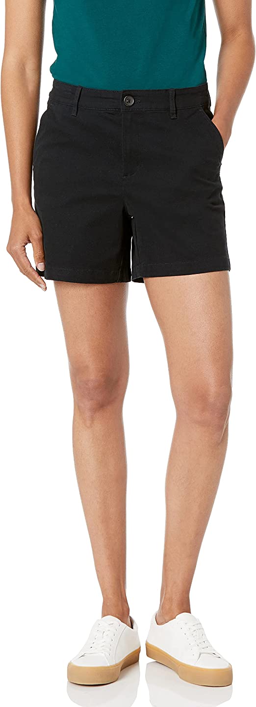 Amazon Essentials Womens 5 Inch Inseam Chino Short