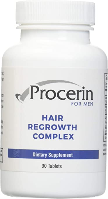 Procerin Tablets - Male Hair Growth Supplement -3 Month Supply (3 bottles - 90 tablets each)