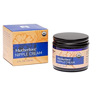 Motherlove Nipple Cream (2 oz.) Organic Lanolin-Free Herbal Salve for Soothing Sore Nursing Nipples – Unscented Ointment, No Need to Wash Off Prior to Breastfeeding, Great as a Pump Lubricant