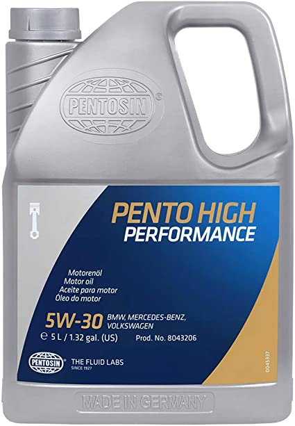 Pentosin 8043206 Pento High Performance 5W-30 Synthetic Motor Oil - 5 Liter