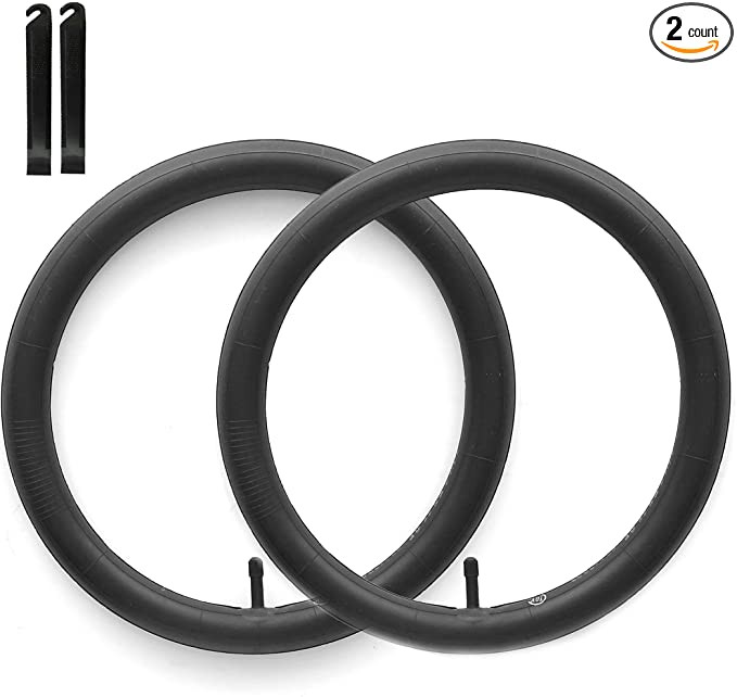 CALPALMY (2 Pack) 20" x 1.75/1.95/2.125" Kids Bike Replacement Inner Tubes - Replacement with 32mm Schrader Valve Compatible with Titan Racing Junior Range Bikes and 20-Inch Kids Bikes