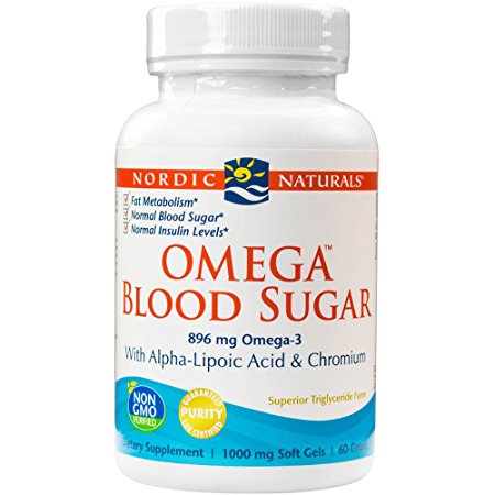 Nordic Naturals - Omega Blood Sugar, With Alpha-Lipoic Acid & Chromium, 60 Soft Gels