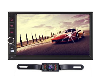 Volsmart 7 inch Android 5.1.1 Car Stereo Lollipop Quad Core 1024600 Capacitive Touch Screen without DVD Player support GPS Navigation Radio Bluetooth OBD2 USB SD WiFi ScreenMirror Backup Camera