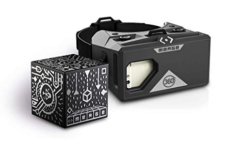 MERGE Cube & Headset Bundle for VR/AR STEM Learning & Mobile Gaming