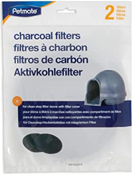 Booda Litter Box Charcoal Filters Dome, 2 Pack, 12 Pack