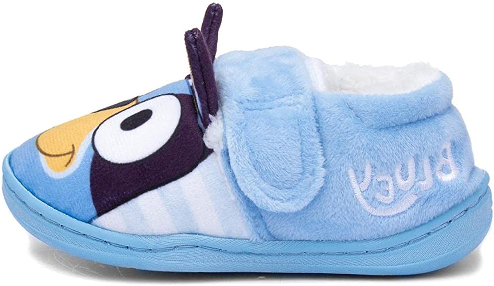 Bluey Slippers Kids Toddlers 3D Ears Strap Loungewear House Shoes