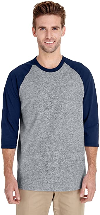 Gildan G5700 Heavy Cotton Adult 3/4 Raglan Tee