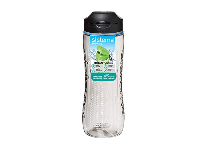 Sistema Hydrate Tritan Active Bottle, Black, 800 ml