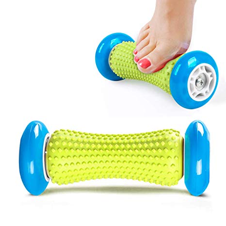 Pasnity Foot Massage Roller Foot Pain Relief Massager Relieve Plantar Fasciitis, Heel Foot Arch Pain and Relax Shoulder Foot Back Leg Hand, Included 1 Roller