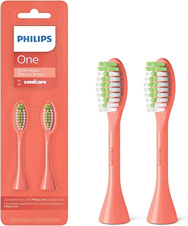 Philips One By Sonicare 2pk Brush Heads, Miami, Bh1022/01, 1 Count