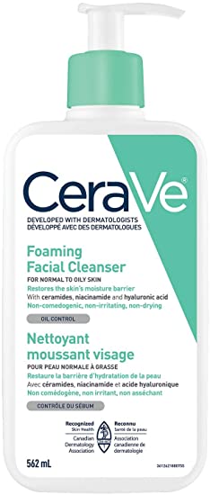 Foaming Facial Cleanser - Normal to Oily Skin by CeraVe for Unisex - 562 ml