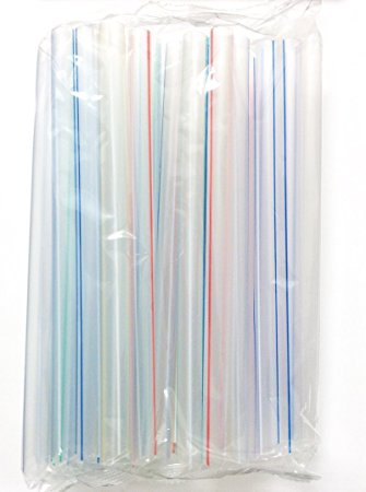 Assorted Colors 50-pc Bubble Tea Smoothie Straw