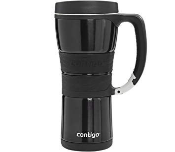 Contigo EXD110A02 Extreme Vacuum Insulated Stainless Steel Travel Mug with Handle, 16oz, Black, 16 oz,