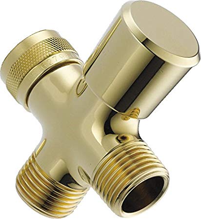 Delta Faucet U4923-PB-PK 3-Way Shower Arm Diverter, Brilliance Polished Brass