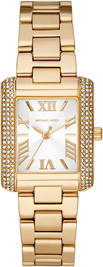 Michael Kors Emery Three-Hand Stainless Steel Watch