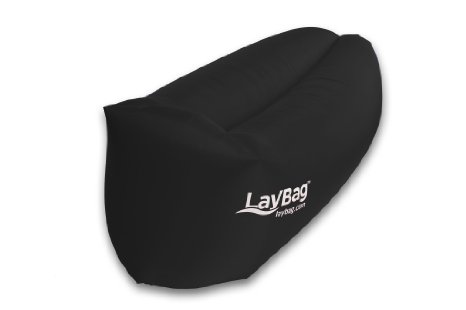 LayBagTM - THE ORIGINAL. Inflatable Air Lounge | Ultra Lightweight. Easy inflatable. Extremely comfortable.