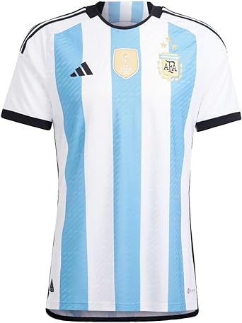 adidas Men's Soccer Argentina 2022 3 Star Authentic Home Jersey - Celebrate Number Three and Dress Like a World Champion