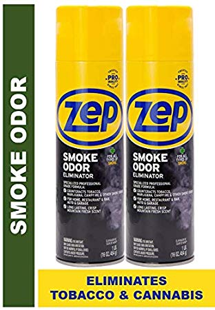 Zep Smoke Odor Eliminator 16 ounce ECZUSOE162 (Pack of 2) - Eliminate Cannabis (Marijuana) and Tobacco odors
