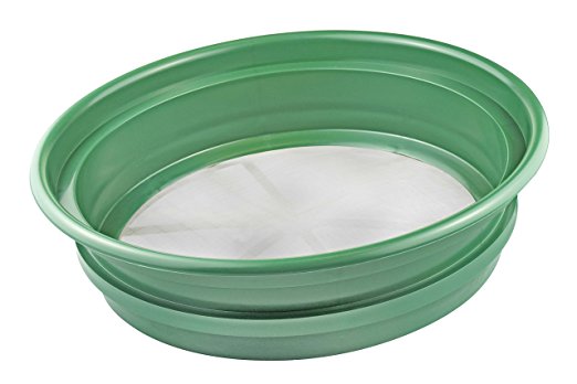 SE GP2-1100 Patented Stackable 13-1/4" Sifting Pan, Mesh Size 1/100"