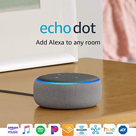 Echo Dot (3rd Gen) - Smart speaker with Alexa - Heather Gray