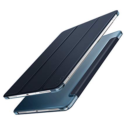 Infiland iPad Pro 12.9 2018 Case - Slim Shell Smart Stand Cover with Translucent Back Protector Compatible with iPad Pro 12.9 Inch 2018 Release Tablet(Auto Wake/Sleep), Navy