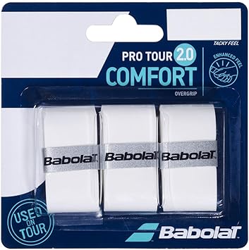 Babolat Pro Tour 2.0 Comfort Overgrip White (3-Pack)
