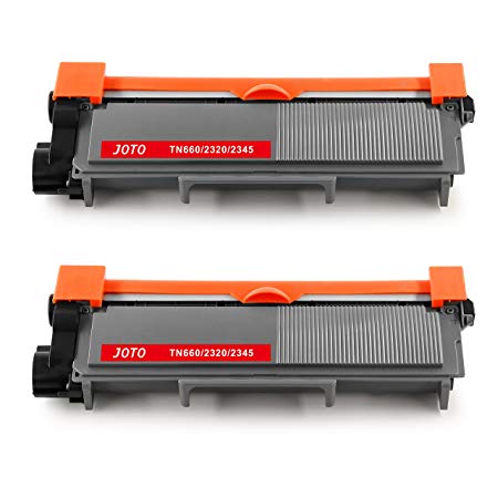 JOTO 2 Pack TN660 Compatible Toner Cartridge Replacement for Brother TN660 TN-660 TN 660 High Yield for Brother HL-2340DW HL-2380DW HL-2300D DCP-L2540DW DCP-L2520DW MFC-L2700DW MFC-L2740DW