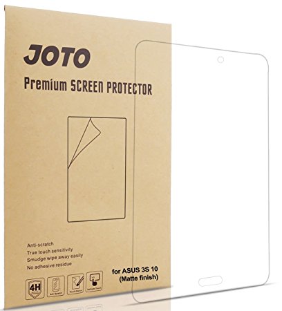 ASUS ZenPad 3S 10 Screen Protector Film, JOTO Anti Glare, Anti Fingerprint (Matte Finish) Screen Guard for ASUS ZenPad 3S 10 Z500M, (3 Pack)