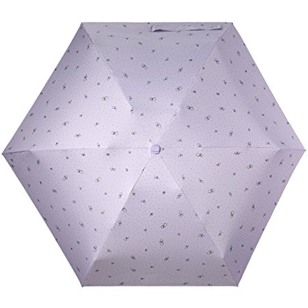 MintFroest Ultralight Mini Compact UPF50  Sun UV Travel Umbrella,Lightweight Ultra Mini Pocket Size Rain Umbrella