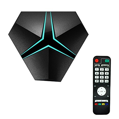 HoLead Iron Plus Android 6.0 TV Box, T95X Android TV Box Amlogic S912 2GHz 64 Bits 4K Playing(32G)
