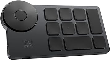 XPPen Mini Keydial ACK05 Wireless Shortcut Keyboard Bluetooth Programmable Express Remote Control with Dial & Customized Express Keys for Drawing Tablet PC MacBook Windows Images Video Editing