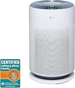 LG PuriCare 360 Air Purifier with NanoFiber True HEPA 3-Step Filtration