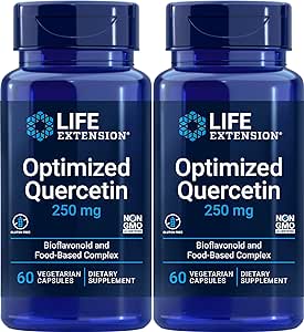 Life Extension Optimized Quercetin, 60 Capsules (2 Pack)