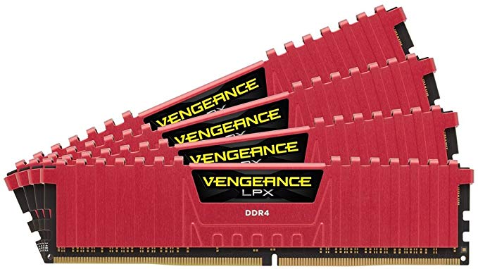 Corsair Vengeance LPX 32GB (4 x 8GB) DDR4 DRAM 2666MHz (PC4-21300) C16 memory kit for DDR4 Systems