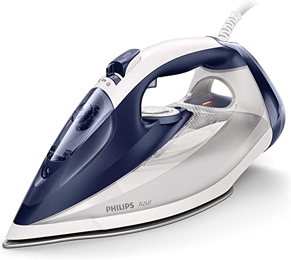 Philips Azur GC4541/20 iron Steam iron SteamGlide Plus soleplate Blue,White 2400 W Azur GC4541/20, Steam iron, SteamGlide Plus soleplate, 2 m, 200 g/min, Blue,White, 45 g/min