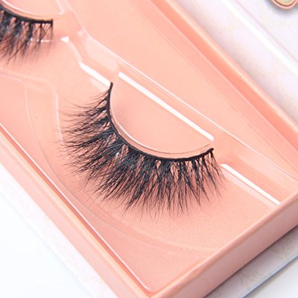 Arimika Lightweight Natural Authentic Mink 3D False Eyelashes For Makeup 1 Pair Pack