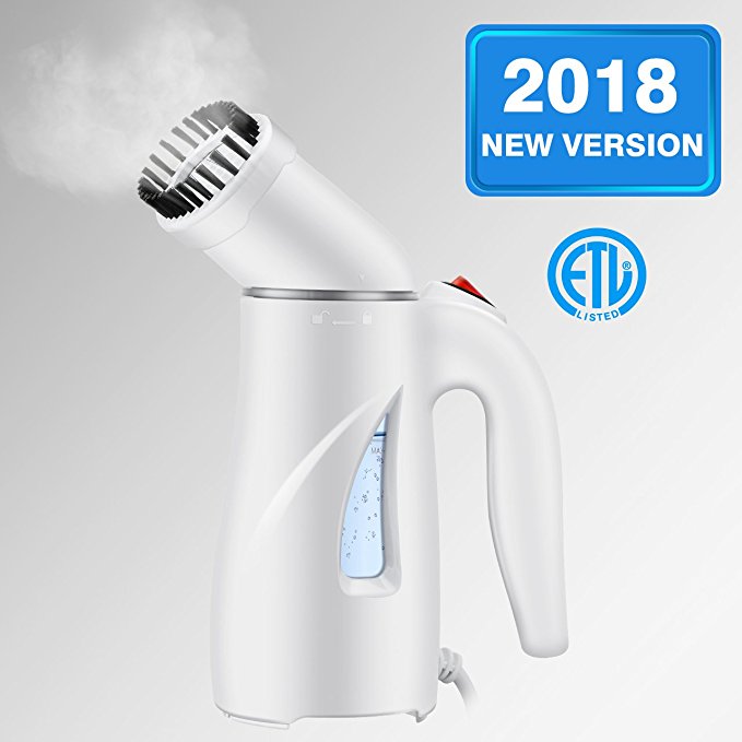 Homitt Clothes Steamer Handheld, Portable Travel Steamer for Clothes Wrinkle Remover with Automatic Shut-Off and Fast Heat-up Function Safe Use for Travel,Office and Home|Mother's Gift [New Version]