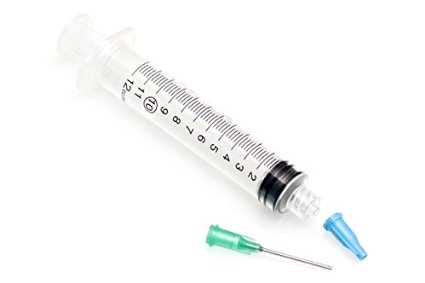 5 Pack - 10ml Sterile Syringe with Blunt Tip Needle and Storage Cap for Refilling Cartridges, E-Liquids, E-cigs, E-juice, Vape