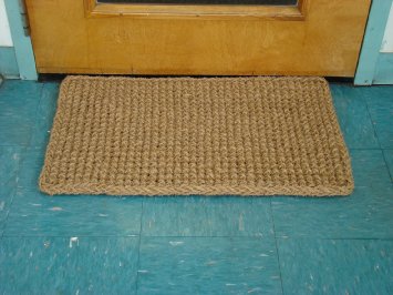 Kempf Rectangle Dragon Coco Coir Doormat, 18-inch by 30-inch