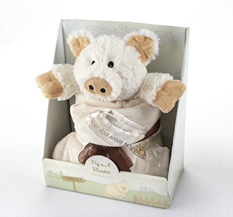 Baby Aspen Pig-n-A Blanket 2-Piece Gift Set