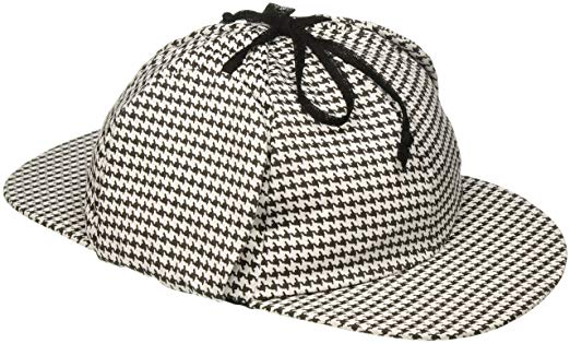 Jacobson Hat Company Men's Adult Sherlock Holmes Cotton Cap