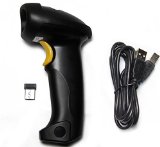 LotFancy 24GHZ Wireless Cordless Handheld USB Automatic Laser Barcode Scanner ReaderPlug and Play Rechargeable ReaderSupport Windows XP  Vista  7  8  81 10