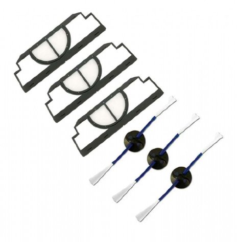 Accessories for irobot roomba 400 Vacuum Cleaner, kit includes 3 pack side brush and filter