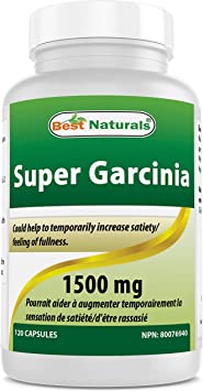 Best Naturals Super Garcinia 1500 (Garcinia Cambogia Extract 500 mg per capsule) - 120 Capsules
