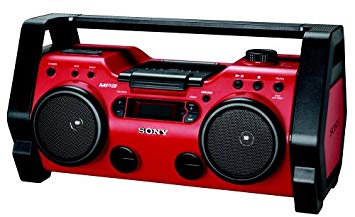 Sony ZSH10CP Portable Heavy Duty CD Radio Boombox Speaker System (Discontinued by Manufacturer)