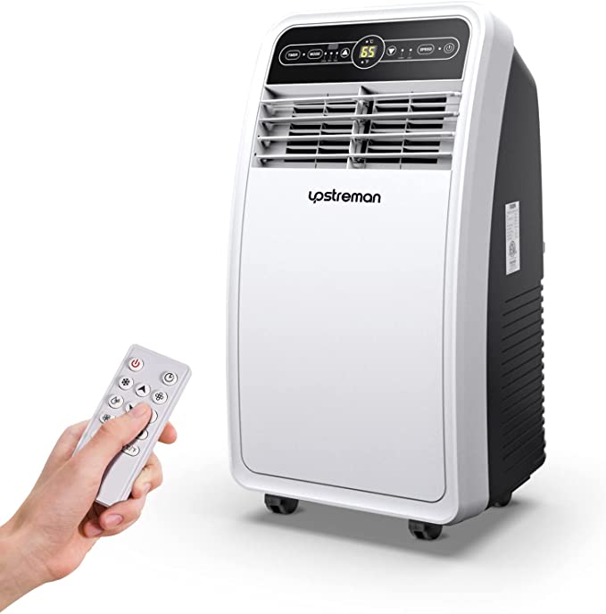 Upstreman Portable Air Conditioner, 8000 BTU for Rooms up to 200 Sq.Ft, 3-in-1 with Remote Control, Easy Installation Pack Included UAK-04C