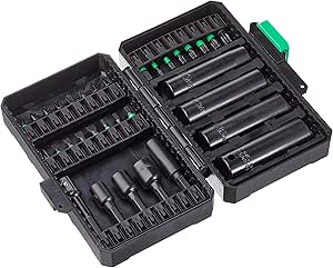 Amazon Basics 33-Piece Impact Screwdriver Bit Set (Previously Denali brand)