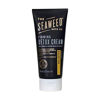 The Seaweed Bath Co. Firming Detox Body Cream, Enlighten Scent (Lemongrass), 6 fl. oz.