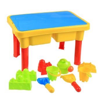 Arshiner Sand and Water Table With Beach Sets,Beach Funny Toys, Outdoor Toys