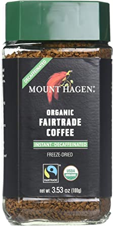 Mount Hagen Freeze Dried Decaf Coffee (6x3.5 Oz)